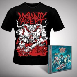 Insanity Alert - Insanity Alert + Lord - CD + T Shirt bundle (Men)