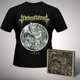 Nocturnal Graves - Titan - CD DIGIPAK + T Shirt bundle (Men)