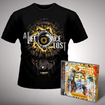 A Life Once Lost - All Seeing Eye - CD + T Shirt bundle (Men)