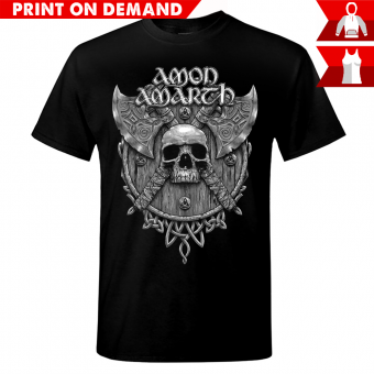 Amon Amarth - Grey Skull - Print on demand