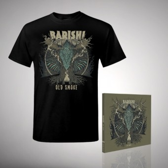 Barishi - Old Smoke - CD DIGIBOOK + T Shirt Bundle (Men)