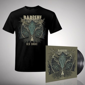 Barishi - Old Smoke - DOUBLE LP GATEFOLD + T Shirt Bundle (Men)