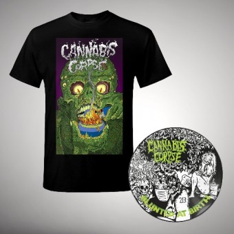 Cannabis Corpse - Blunted at Birth [bundle] - LP PICTURE + T Shirt (Men)