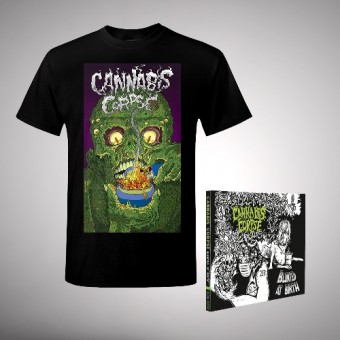 Cannabis Corpse - Blunted at Birth [bundle] - CD DIGIPAK + T Shirt bundle (Men)