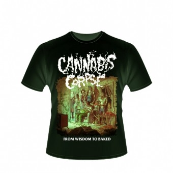 Cannabis Corpse - From Wisdom to Baked (Green) - T shirt (Men)