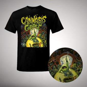 Cannabis Corpse - The Weeding [bundle] - LP + T shirt Bundle (Men)