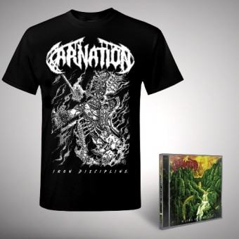 Carnation - Where Death Lies - CD + T Shirt bundle (Men)