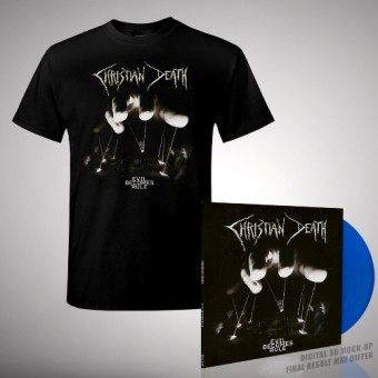 Christian Death - Evil Becomes Rule [Bundle] - LP Gatefold Colored + T shirt Bundle (Men)