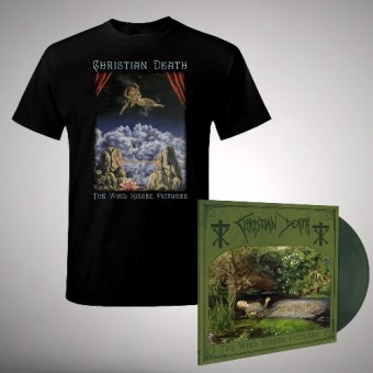 Christian Death - The Wind Kissed Pictures - 2021 edition [bundle] - LP Gatefold Colored + T shirt Bundle (Men)