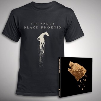 Crippled Black Phoenix - Bronze + Great Escape - CD DIGIPAK + T Shirt bundle (Men)
