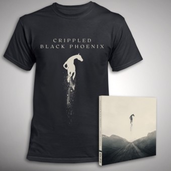 Crippled Black Phoenix - Great Escape - CD DIGIPAK + T Shirt bundle (Men)