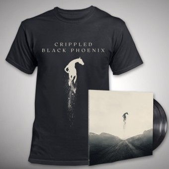 Crippled Black Phoenix - Great Escape - DOUBLE LP GATEFOLD + T Shirt Bundle (Men)