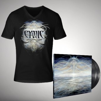 Cynic - Ascension Codes [bundle] - DOUBLE LP GATEFOLD + T Shirt Bundle (Men)