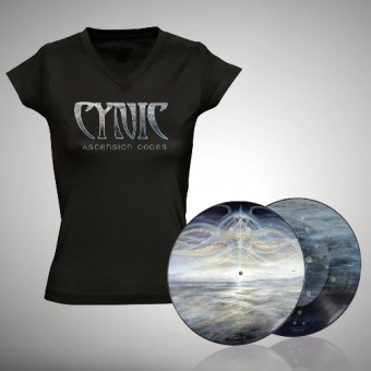 Cynic - Ascension Codes [bundle] - Double Picture LP + T-Shirt (Women)