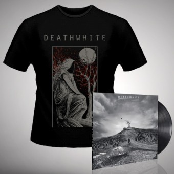 Deathwhite - For A Black Tomorrow + The Night Martyr - LP Gatefold + T Shirt Bundle (Men)