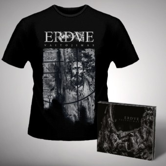 Erdve - Vaitojimas + Confirmation Bias - CD DIGIPAK + T Shirt bundle (Men)