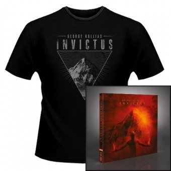 George Kollias - Invictus + GK I - CD DIGIPAK + T Shirt bundle (Men)