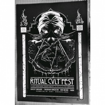 Ghost Brigade - Ritual Cvlt Fest (grey) - Screenprint