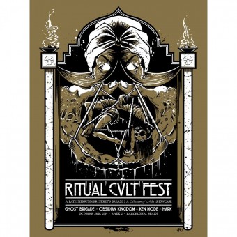 Ghost Brigade - Ritual Cvlt Fest (brown) - Screenprint