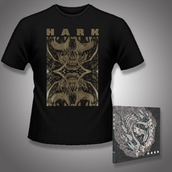 Hark - Machinations + Dimension - CD DIGIPAK + T Shirt bundle (Men)