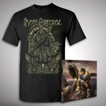 Hate Eternal - Upon Desolate Sands + The Reaper - CD + T Shirt bundle (Men)