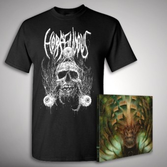 Horrendous - Idol + Tyrant - CD DIGIPAK + T Shirt bundle (Men)