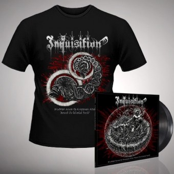 Inquisition - Bloodshed Across the Empyrean Altar Beyond the Celestial Zenith + Zenith - DOUBLE LP GATEFOLD + T Shirt Bundle (Men)