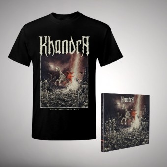 Khandra - All Occupied by Sole Death [Bundle] - CD DIGIPAK + T Shirt bundle (Men)