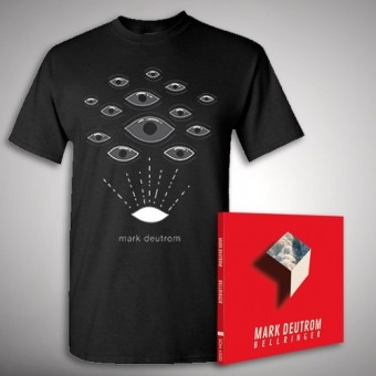 Mark Deutrom - Bellinger + Eyes - CD DIGIPAK + T Shirt bundle (Men)
