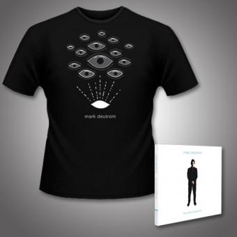 Mark Deutrom - The Silent Treatment + Eyes - CD DIGIPAK + T Shirt bundle (Men)