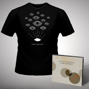 Mark Deutrom - The Value of Decay + Eyes - CD DIGIPAK + T Shirt bundle (Men)