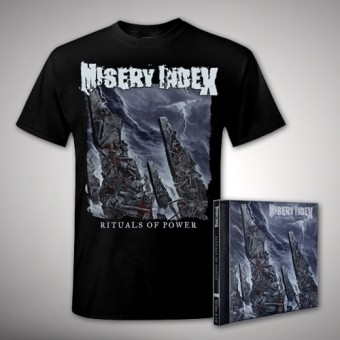 Misery Index - Rituals of Power Bundle - CD + T Shirt bundle (Men)