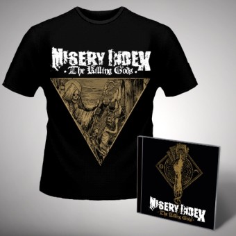 Misery Index - The Killing Gods - CD + T Shirt bundle (Men)