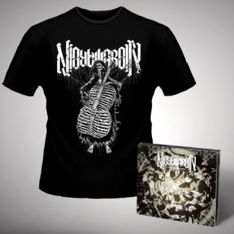 Nightmarer - Cacophony of Terror + Skeleton - CD DIGIPAK + T Shirt bundle (Men)