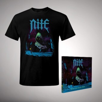Nite - Voices of the Kronian Moon [bundle] - CD DIGIPAK + T Shirt bundle (Men)