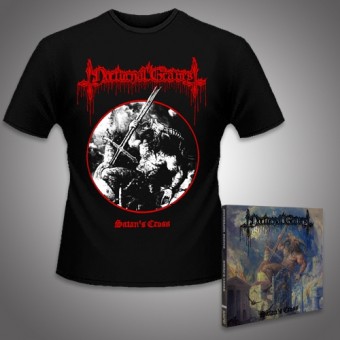 Nocturnal Graves - Satan's Cross - CD DIGIPAK + T Shirt bundle (Men)