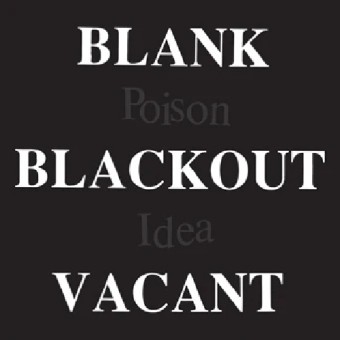 Poison Idea - Blank Blackout Vacant - DOUBLE LP