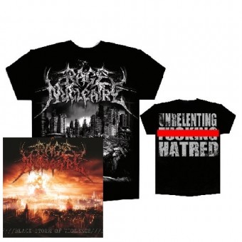 Rage Nucléaire - Black Storm of Violence - CD + T Shirt bundle (Men)