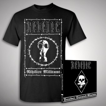 Revenge - Deceiver.Diseased.Miasmic Nihilist - CD + T Shirt bundle (Men)