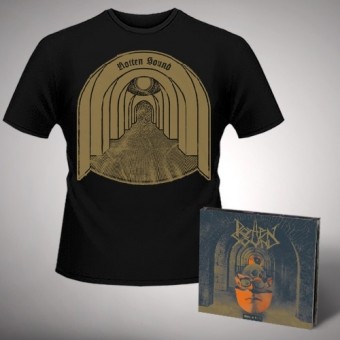 Rotten Sound - Abuse to Suffer + Fear of Shadows - CD DIGIPAK + T Shirt bundle (Men)