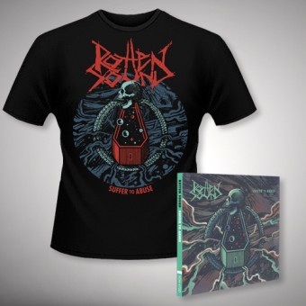 Rotten Sound - Suffer to Abuse - CD DIGIPAK + T Shirt bundle (Men)