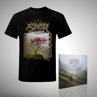 Saor - Aura - CD DIGIPAK + T Shirt bundle (Men)