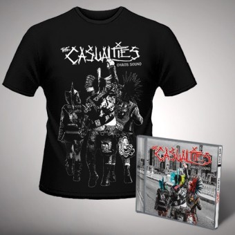 The Casualties - Chaos Sound - CD + T Shirt bundle (Men)