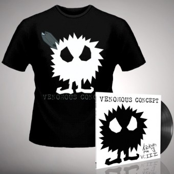 Venomous Concept - Kick Me Silly; VC3 - LP Gatefold + T Shirt Bundle (Men)