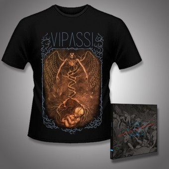 Vipassi - Sunyata + Tree of Life - CD DIGIPAK + T Shirt bundle (Men)