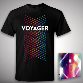 Voyager - Colours in the Sun + Lines - CD + T Shirt bundle (Men)