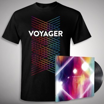 Voyager - Colours in the Sun + Lines - LP + T shirt Bundle (Men)