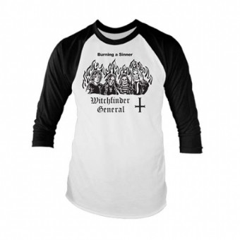 Witchfinder General - Burn a Witch (Raglan) - T Shirt Jersey (Men)