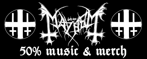 50% off on Mayhem music & merch! 